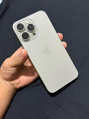 IPhone 15 Pro Max, Б/у, 256 ГБ, Natural Titanium, 89 % at lalafo.kg IPhone 15 Pro Max, Б/у, 256 ГБ, Natural Titanium, 89 %