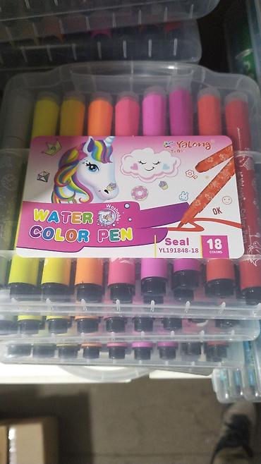 Канцтовары: Стеряемые гелевые ручки и наборы фломастеров Yalong - Фломастеры — 26