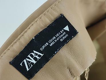 leather: Zara, Legginsy Ze skóry ekologicznej damskie, rozmiar XS — 4