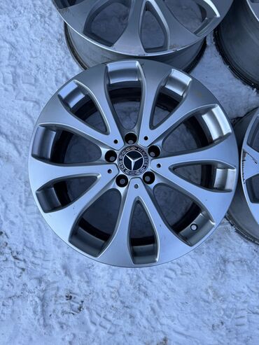 Диски: Литые Диски R 18 Mercedes-Benz, Комплект, отверстий - 5, Б/у — 4