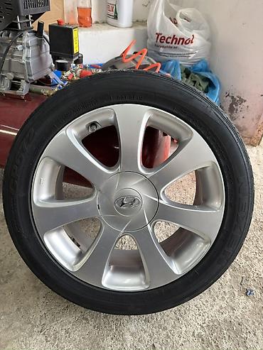 g30 disk: Hyundai orijinal yüngül lehimli disk R17 4 ədəd Disk tək disklərdi — 1