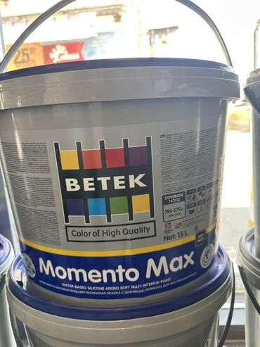 моющий: Краска интерьерная BETEK Momento Max - Тип: водно-дисперсионная