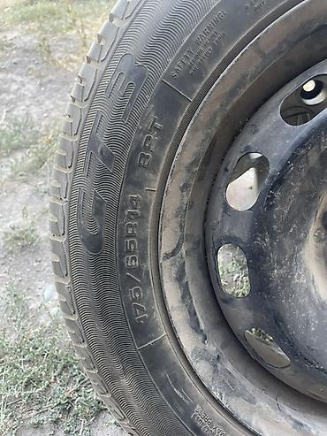 Колесо в сборе: стальная штампованная дисковая ступица + шина Goodyear at lalafo.kg Колесо в сборе: стальная штампованная дисковая ступица + шина Goodyear