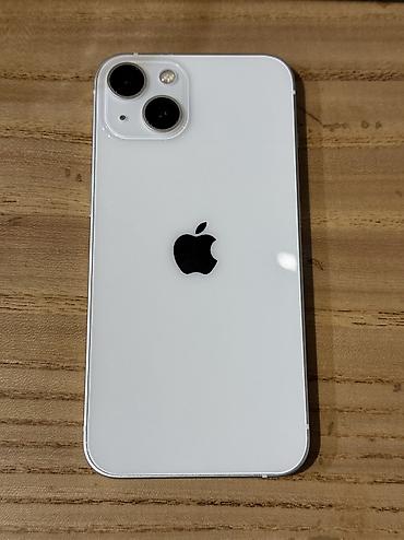 30000: IPhone 13, Б/у, 128 ГБ, White Titanium, Чехол, 80 % — 3