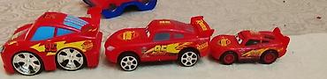 qirmizi masin: “Cars” cizgi filmindən Lightning McQueen (95) obrazlı 3 ədəd oyuncaq — 2