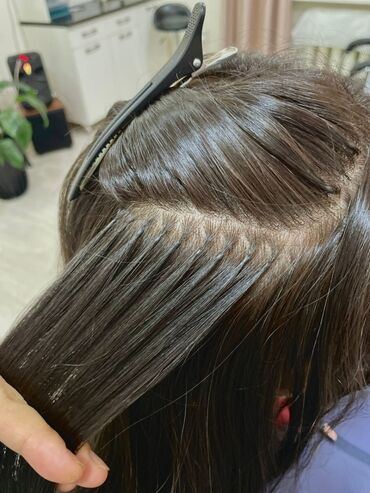 Парикмахеры: Наращивание натуральных волос — от 15 000 с. Сейчас действует — 15