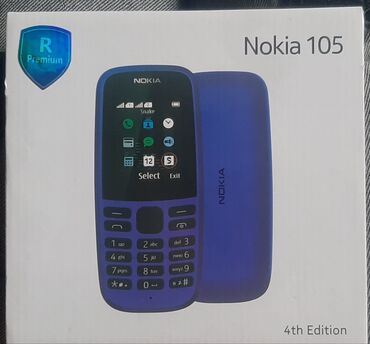 Nokia: Nokia 105 4G, Новый, цвет - Черный, 2 SIM