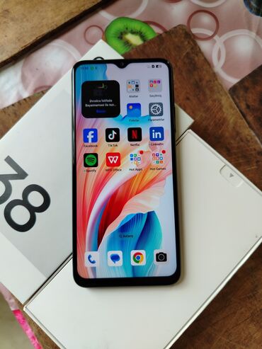 samsung a 10 's: Oppo A38, rəng - Qara, İki sim kartlı