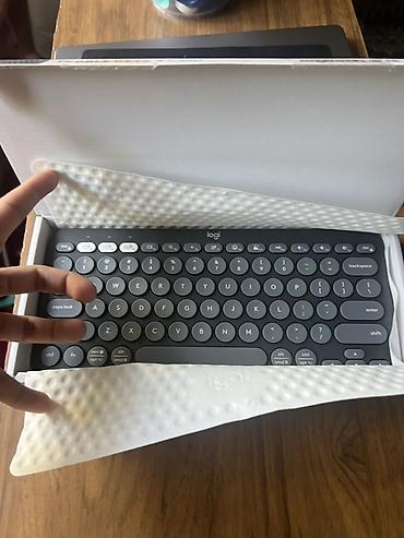 macbook air 13: Клавиатура, Logitech, Ножничная, Bluetooth подключение, Размер: 75% — 3