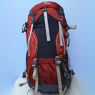 Sportske torbe i rančevi: Planinarski ranac Adventure 65L – crveno/crni - Zapremina: 65 litara — 11