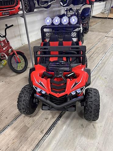 Детский электрический внедорожник (электромобиль) 4x4, двухместный
