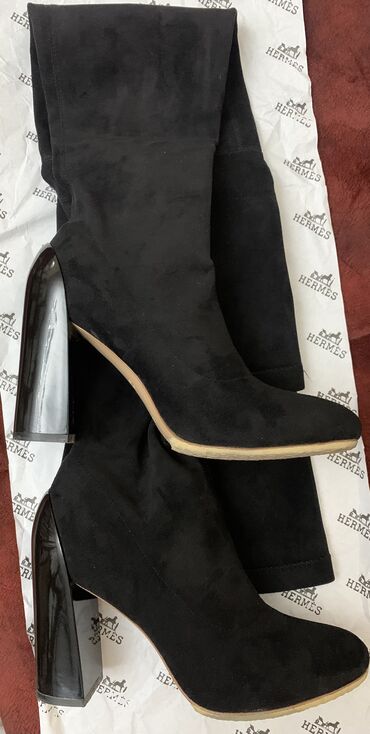 Сапоги: Очень удобные классные ботфорты от бренда HERMES Качество отличное — 4