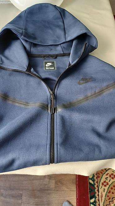 Эркектер кийими: Эркектердин толстовкасы, S, Nike, Колдонулган, түсү - Көк, Акылуу жеткирүү — 1
