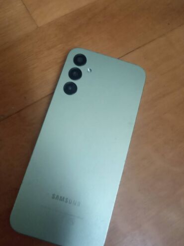 telfon j2: Samsung Galaxy A14, 64 GB, rəng - Yaşıl, Barmaq izi, Düyməli