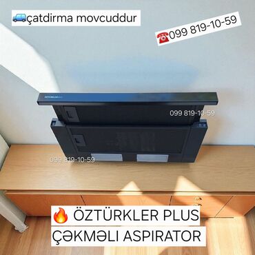 Mətbəx texnikası: Aspirator Öztürklər, rəng - Qara