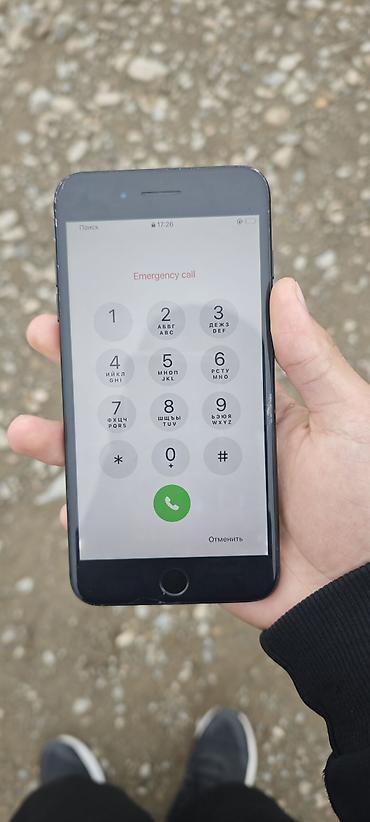Уюлдук телефондор жана аксессуарлар: IPhone 7 Plus, Колдонулган, 256 ГБ, Кара, 77 % — 1