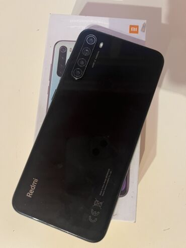 infinix zero 20 qiymeti: Redmi Note 8, 64 ГБ, цвет - Черный, Сенсорный