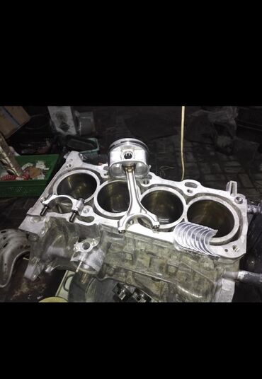 Двигатели, моторы и ГБЦ: Бензиновый мотор Toyota 1.6 л, Б/у — 8