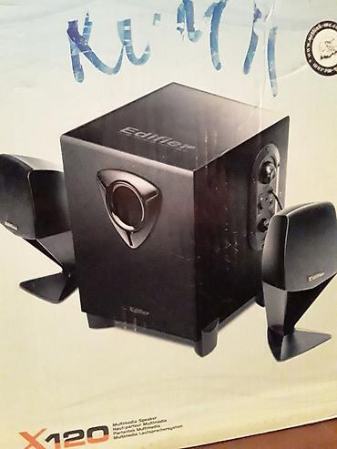 Edifier X120 multimedia akustik sistemi - 2.1 sistem: 1 subvufer + 2 lalafo.az -da Edifier X120 multimedia akustik sistemi - 2.1 sistem: 1 subvufer + 2