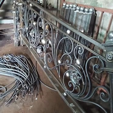 Готовые перила: Готовые перила, Материал: Кованное железо, Для крыльца — 33