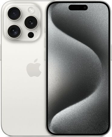 айфон 13 14: IPhone 15 Pro Max, Колдонулган, 256 ГБ, Ак, Куту, 92 %