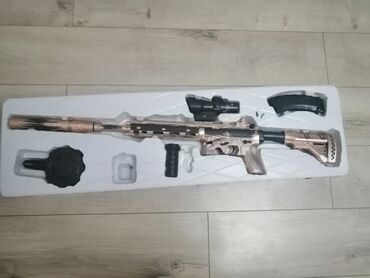 Oyuncaqlar: Oyuncaq Silah Akumlyatorla işleyir Şarik gülle atır 70 manata alinib