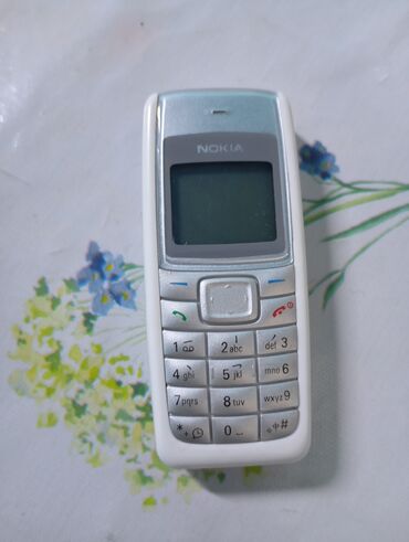 телефон расрочку: Nokia 110 4G, Б/у, < 2 ГБ, цвет - Белый, 1 SIM