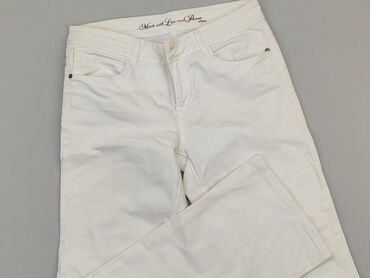 białe bluzki damskie bawełna: Jeans, L (EU 40), condition - Very good