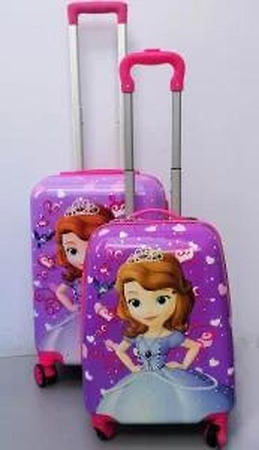 Rančevi, torbe i koferi: Dečiji set kofera sa motivom Sofije Prve, idealan za putovanja. Set — 23