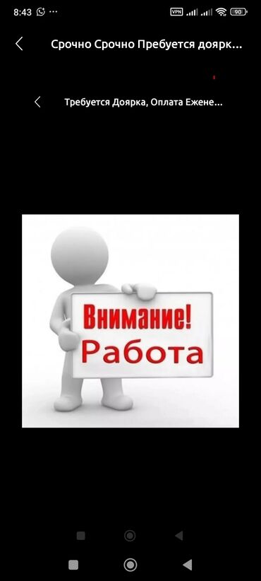 работа бишкек дордой: Требуется Скотник