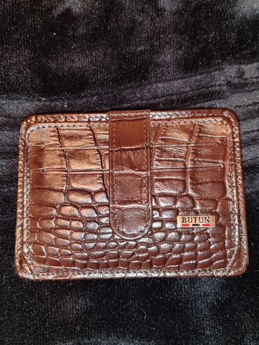 ремень офицерский: Картхолдер, түсү - Күрөң, Колдонулган, Эркектердики