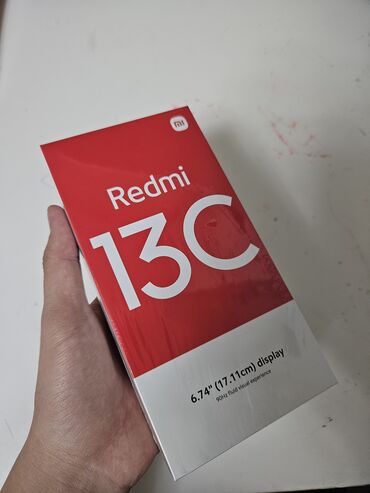 Redmi: Redmi, Redmi 13C, Новый, 128 ГБ, цвет - Синий, 1 SIM