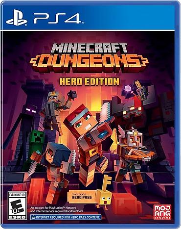 playstation whatsapp: PS4 üçün Minecraft Dungeons: Hero Edition fiziki disk - Platforma — 1