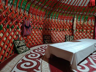 Аренда юрт: Аренда юрты, Каркас Деревянный, 85 баш, Стол, Стулья, Казан — 10