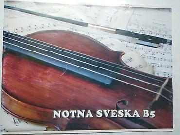 veliki stitch: Notna sveska i Skicen blok. 1.Notna sveska 24x16 cm. 21 str.,ocuvana — 3