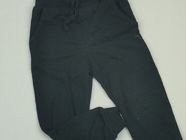 czarne jeansy sinsay: Spodnie dresowe, SinSay, 4-5 lat, 110, stan - Dobry