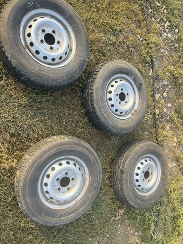 инжектор мерседес: Дөңгөлөктөр монтажда 225 / 70 / R 15, Кыш, Колдонулган, Комплект, Жүк ташуучу унаалар/Автобустар, Темир, тешиктери - 6
