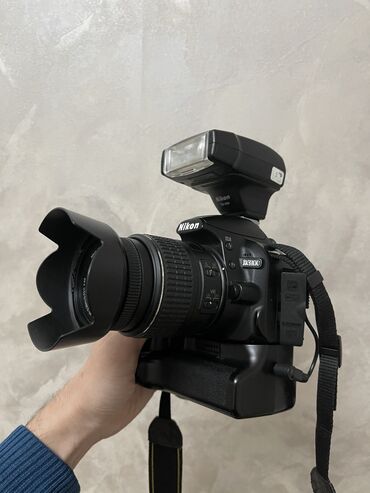 lens nikon: Nikon D3100+18-55mm lens+sumka+yaddas karti+isiq sb400+grip probeg 17k