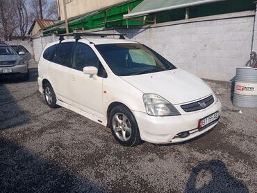 естима 2001: Honda Stream: 2002 г., 2 л, Типтроник, Газ, Минивэн