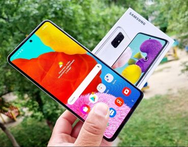 телифон самсунг: Samsung Galaxy A51, Б/у, 256 ГБ, цвет - Бежевый, 2 SIM