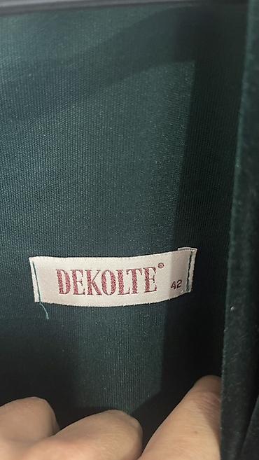 вечерние платия: Вечернее платье от DEKOLTE, Турция размер 42. - Длина макси — 3