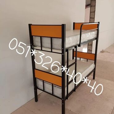 İkimərtəbəli uşaq çarpayıları: Oğlan üçün, Yeni, Çarpayı, Matras ilə, Dəmir — 24