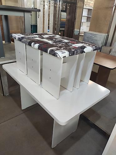 Кухонные столы и стулья: Кухонный стол и стул, Новый — 5