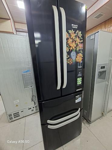 Hotpoint Ariston çoxqapılı soyuducu - Rəng: parlaq qara, gümüşü