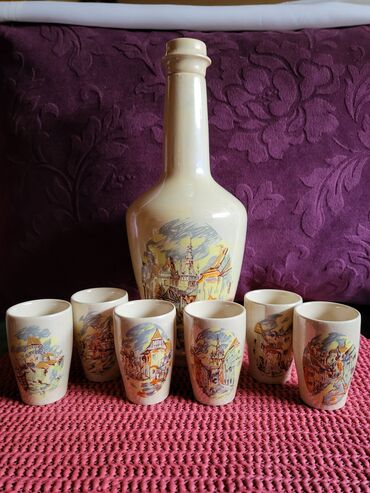 Čaše: Servis nov FS za zestoko pice iz 40 do 60ih. godina. Servis — 1