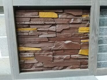 3d kafel metlax: Dekorativ hörgü daş panelləri - Material: dekorativ daş teksturalı