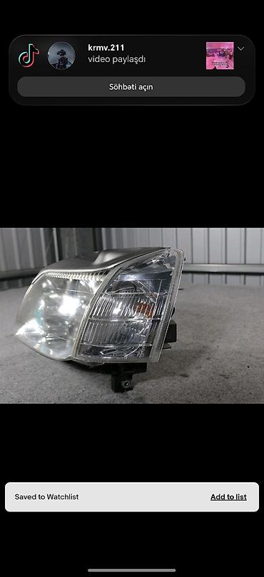 запчасти на форд фокус 1: Məhsul: Nissan xtrail t30 üçün ön far (sol tərəf)(sag tərəf) — 8
