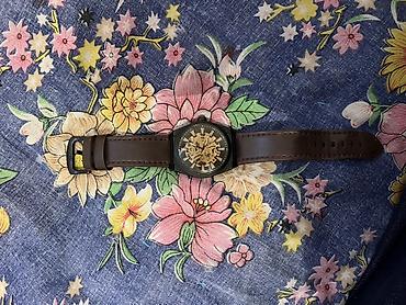casio original: Классические часы часы, Fossil, Водонепроницаемые, Мужские, Б/у — 1