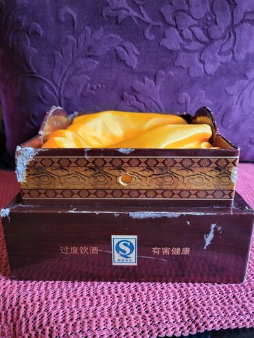 Čaše: Flasa nova za pice porcelan,kobalt,rucno oslikana Kina 1953g. Flasa — 14