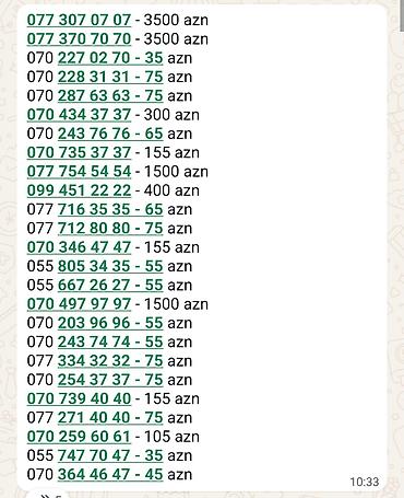 kreditle nomre satishi: Xüsusi və yadda qalan mobil nömrələr satılır. Seçimlər arasında — 4